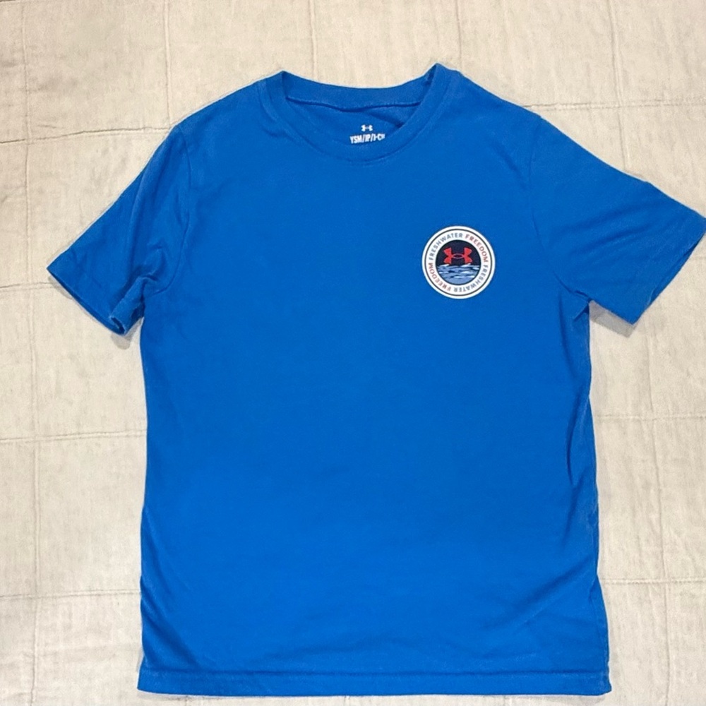Under Armour Blue Kids Short Sleeve Tee